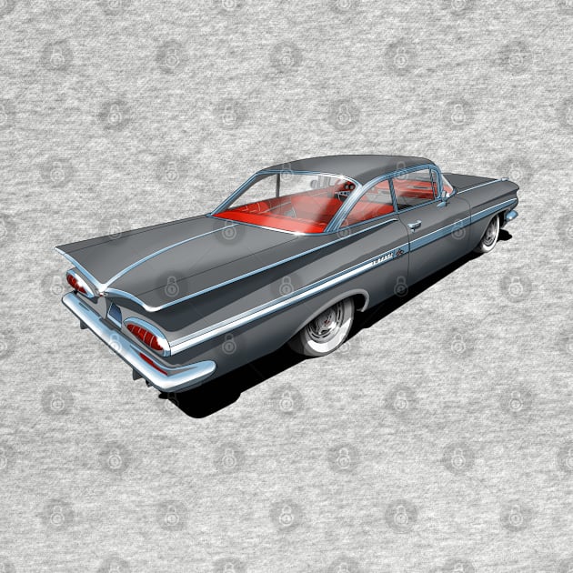 1959 Chevrolet Impala in Grecian Gray by candcretro